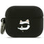 Karl Lagerfeld silikoninis 3D dėklas AirPods Pro 3 – juodas -- AirPods Pro 3