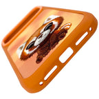 Nimmy Big Eyed Pet 2.0 dėklas iPhone 17 Pro – oranžinis -- iPhone 17 Pro
