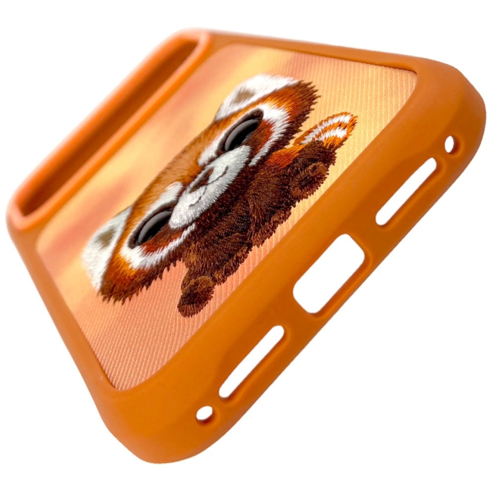 Nimmy Big Eyed Pet 2.0 dėklas iPhone 17 Pro – oranžinis -- iPhone 17 Pro