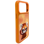 Nimmy Big Eyed Pet 2.0 dėklas iPhone 17 Pro – oranžinis -- iPhone 17 Pro