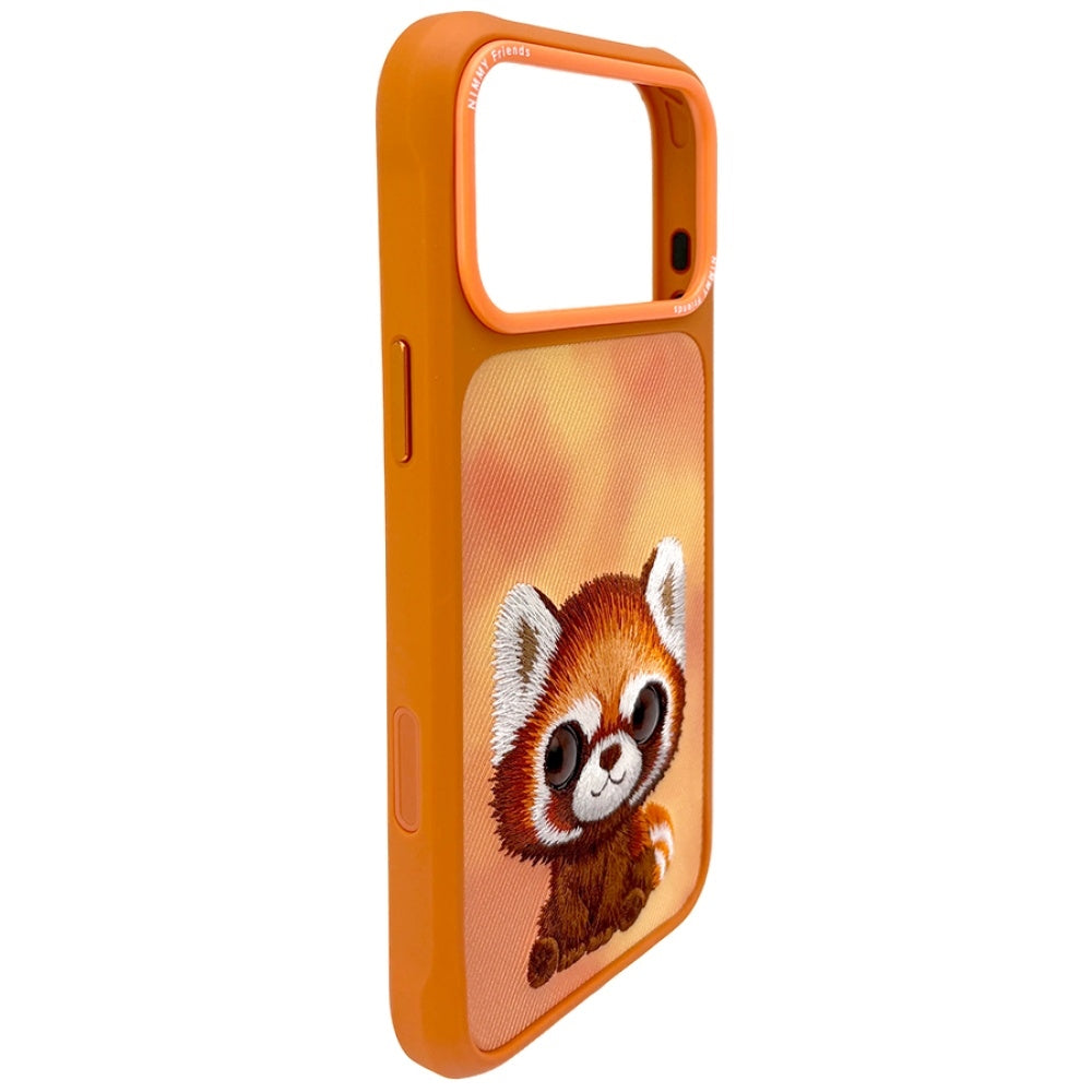 Nimmy Big Eyed Pet 2.0 dėklas iPhone 17 Pro – oranžinis -- iPhone 17 Pro
