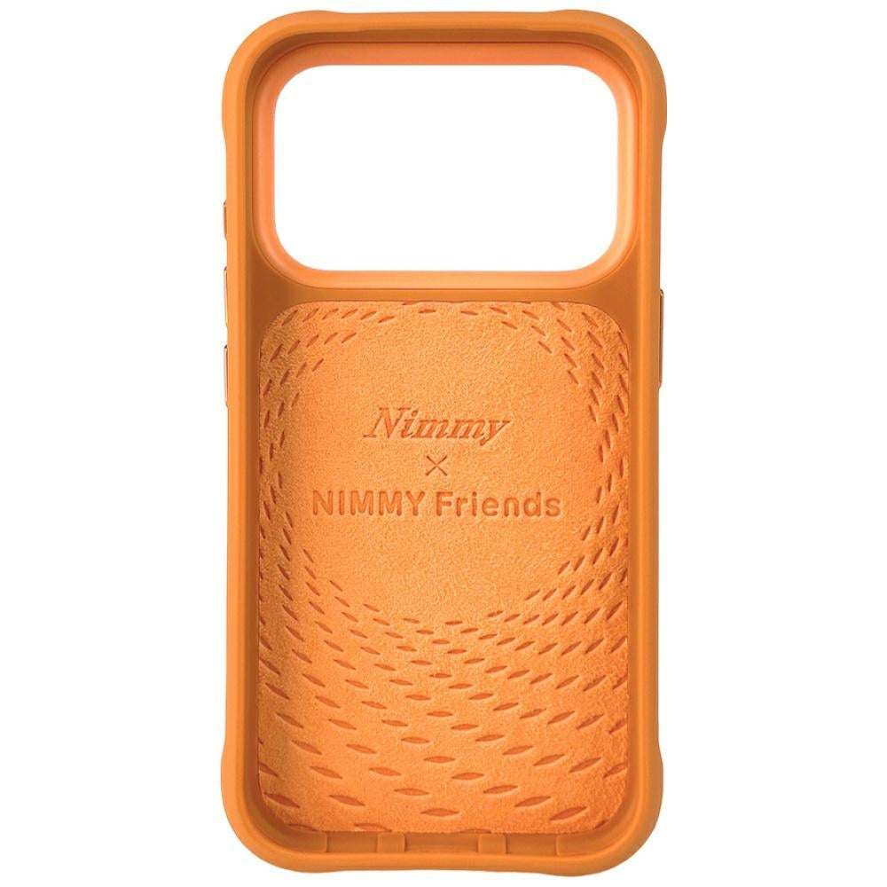 Nimmy Big Eyed Pet 2.0 dėklas iPhone 17 Pro – oranžinis -- iPhone 17 Pro