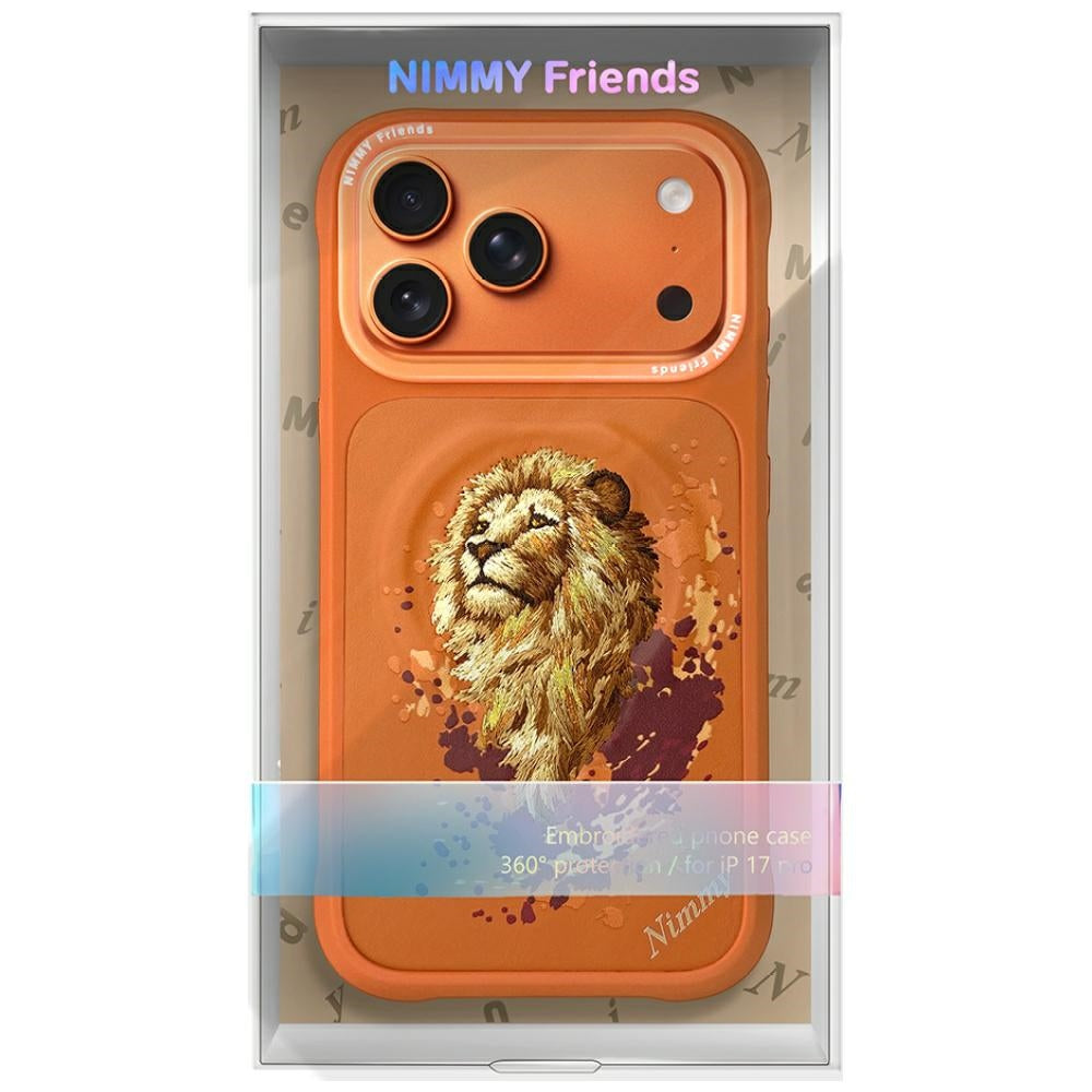Nimmy MagSafe dėklas iPhone 17 Pro – oranžinis
