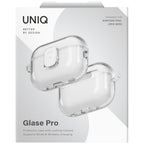 Uniq Glase Pro dėklas AirPods Pro 3 – skaidrus