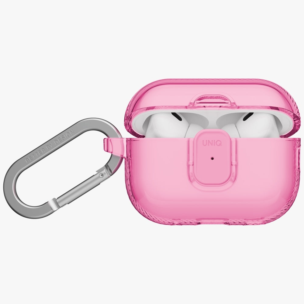 Uniq Glase Pro Case for AirPods Pro 3 Lock Case - Transparent Pink Secondary image
