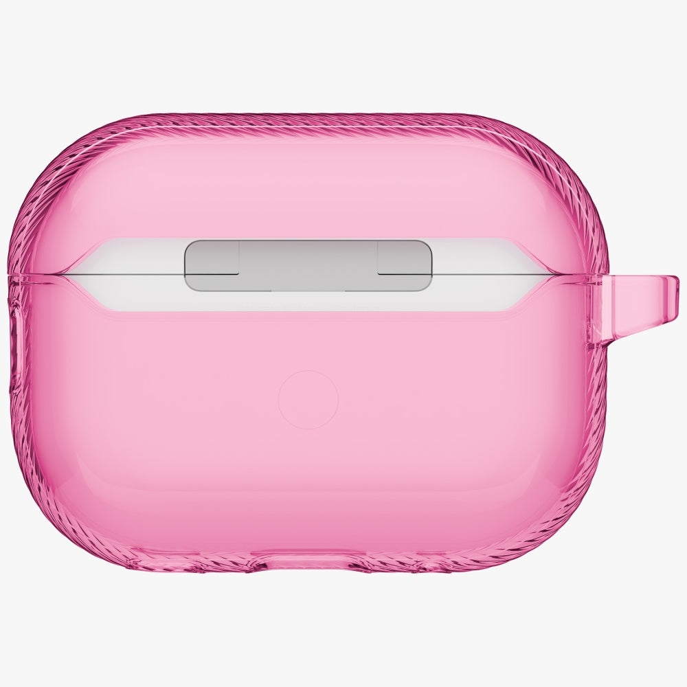 Uniq Glase Pro Lock dėklas AirPods Pro 3 – skaidrus rožinis