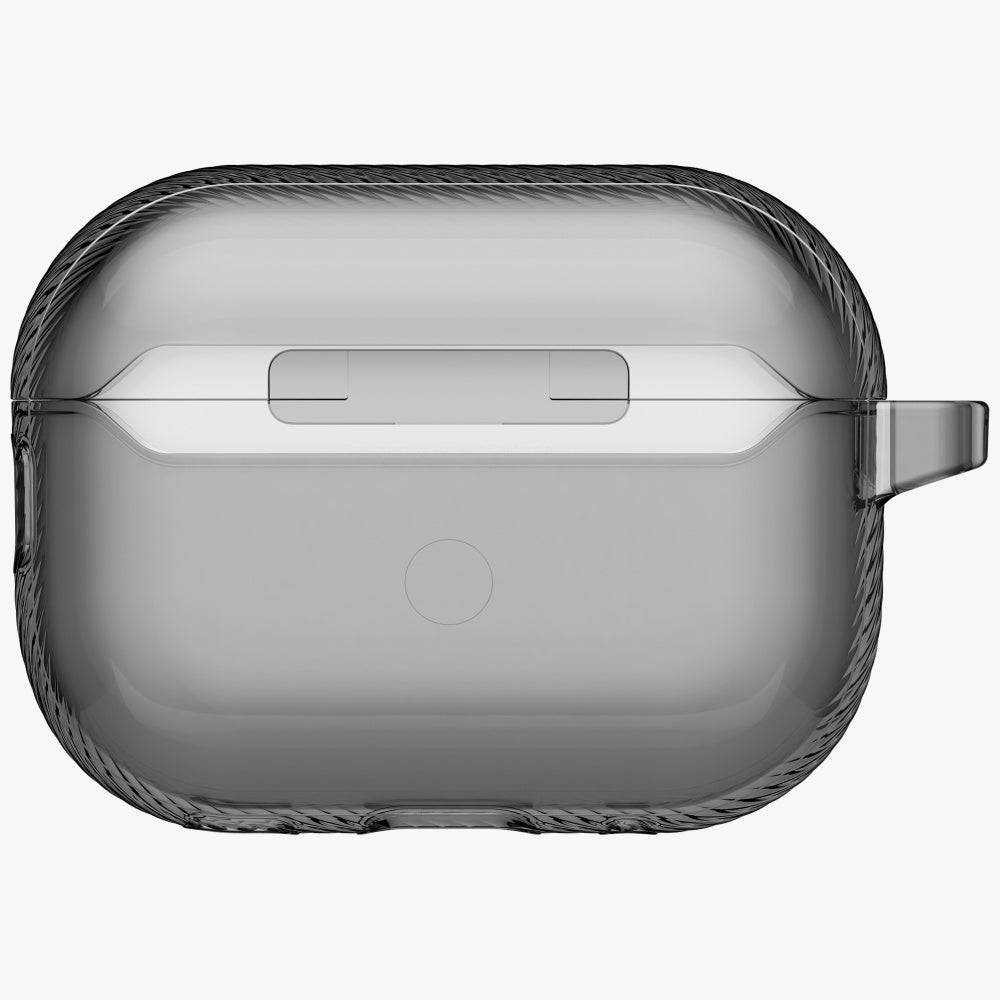 Uniq Glase Pro Lock dėklas AirPods Pro 3 – dūminis