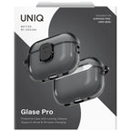 Uniq Glase Pro Lock dėklas AirPods Pro 3 – dūminis