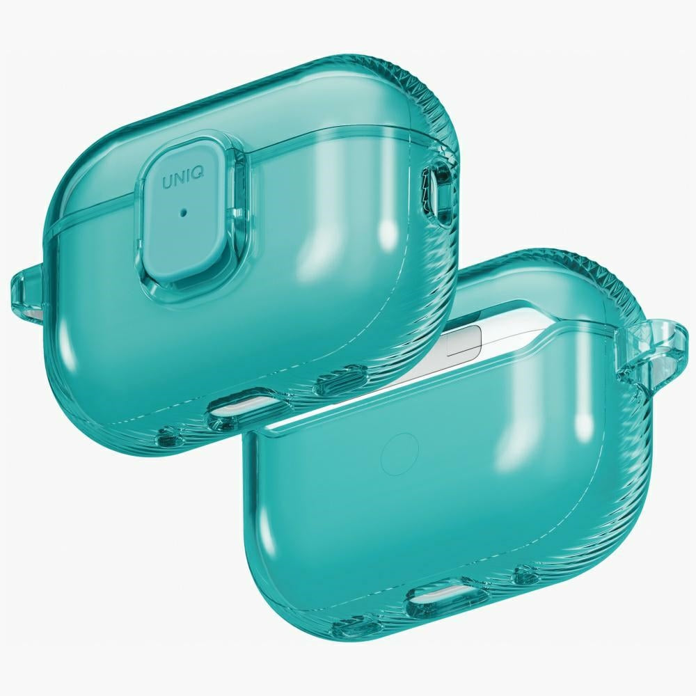 Uniq Glase Pro dėklas AirPods Pro 3 – skaidrus mėlynas