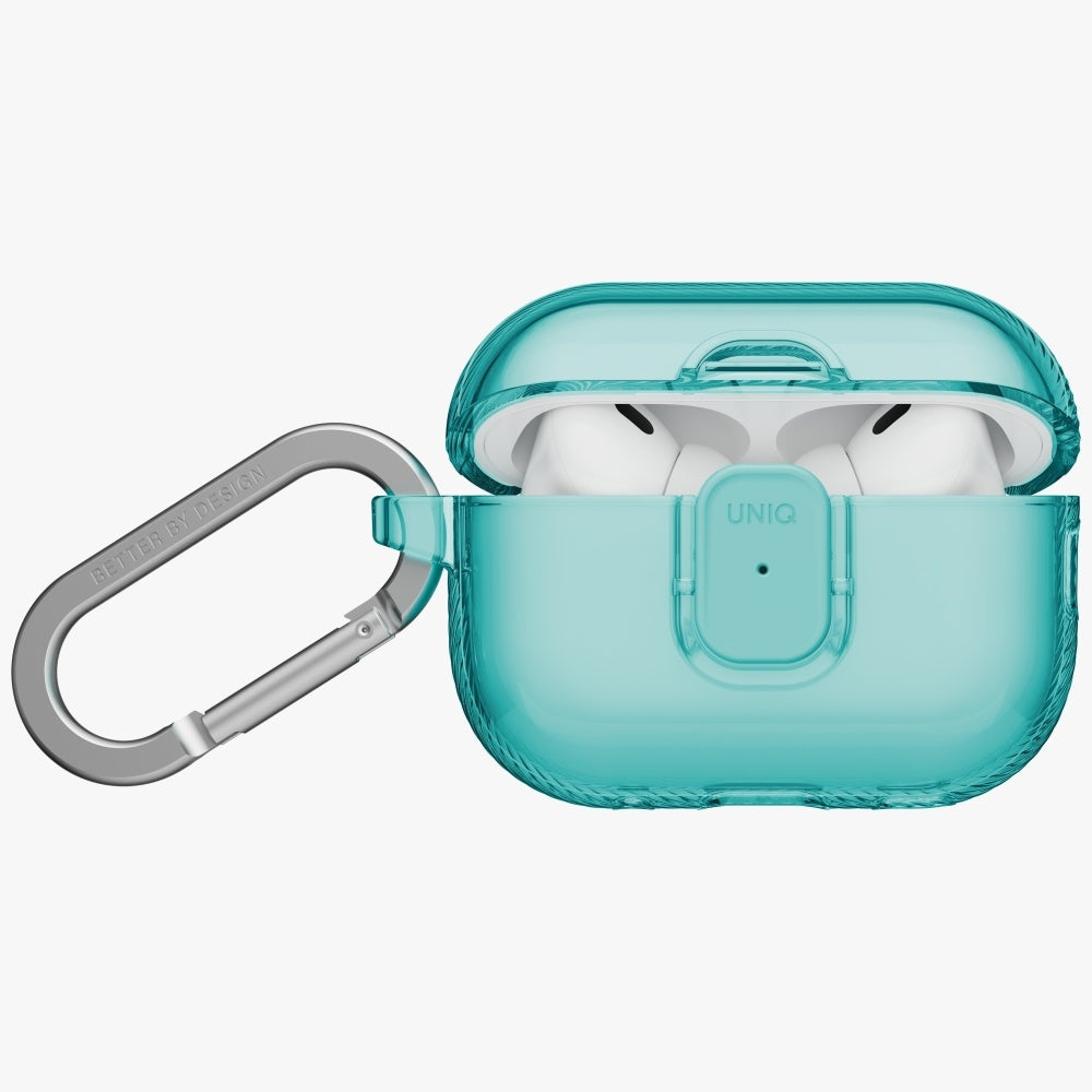 Uniq Glase Pro dėklas AirPods Pro 3 – skaidrus mėlynas