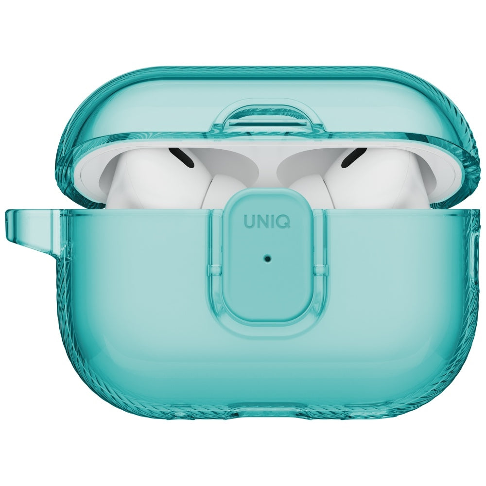 Uniq Glase Pro dėklas AirPods Pro 3 – skaidrus mėlynas
