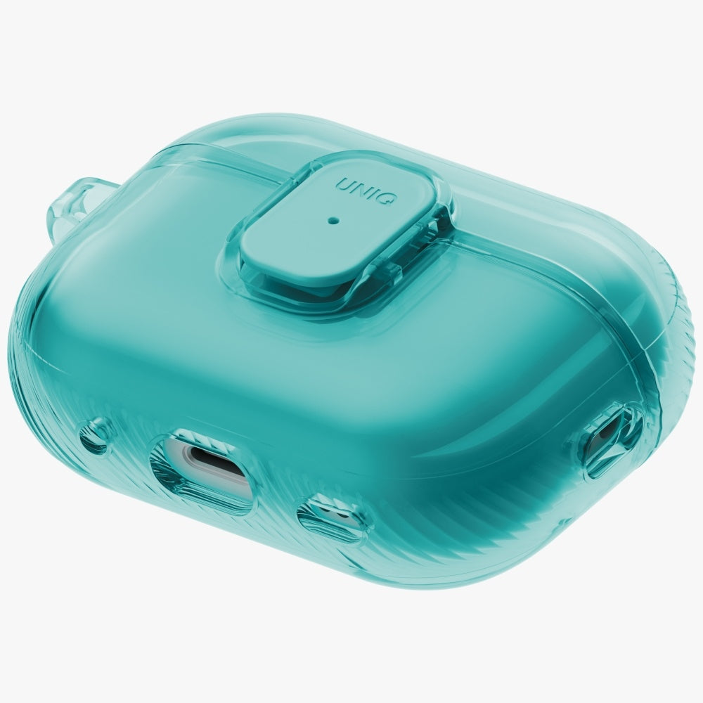 Uniq Glase Pro dėklas AirPods Pro 3 – skaidrus mėlynas