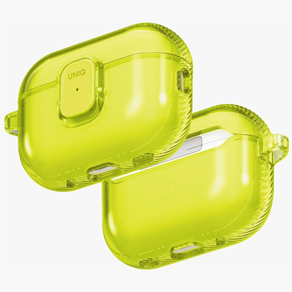 Uniq Glase Pro Case for AirPods Pro 3 Lock Case - Transparent Yellow Main image