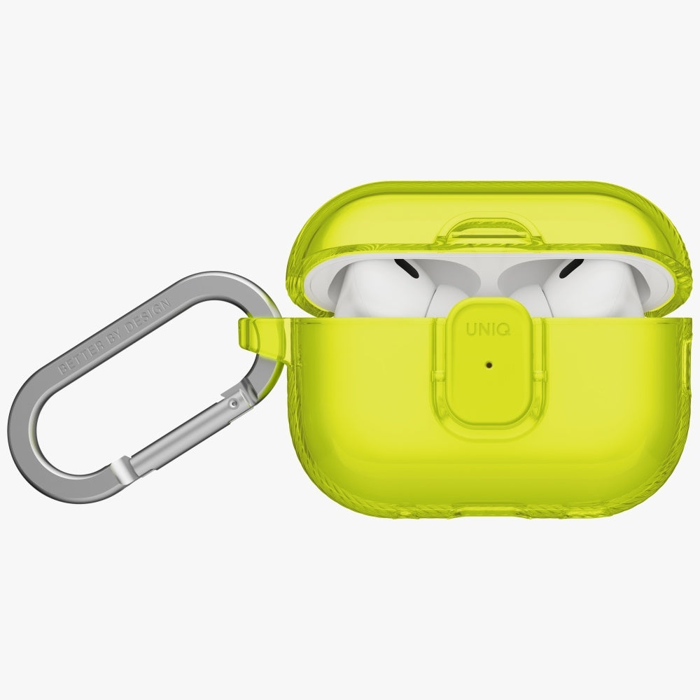 Uniq Glase Pro Case for AirPods Pro 3 Lock Case - Transparent Yellow Secondary image