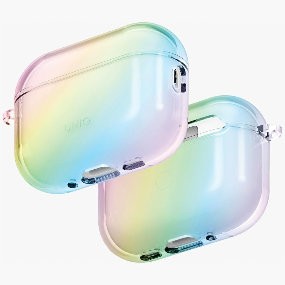 Uniq Iridescia Hang Case for AirPods Pro 3 - Transparent Multicolor Main image