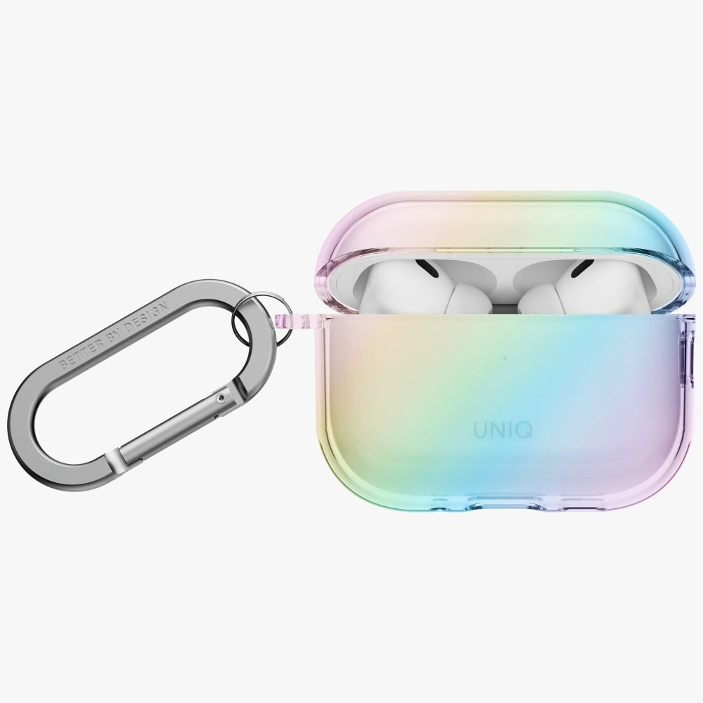 Uniq Iridescia Hang Case for AirPods Pro 3 - Transparent Multicolor Secondary image