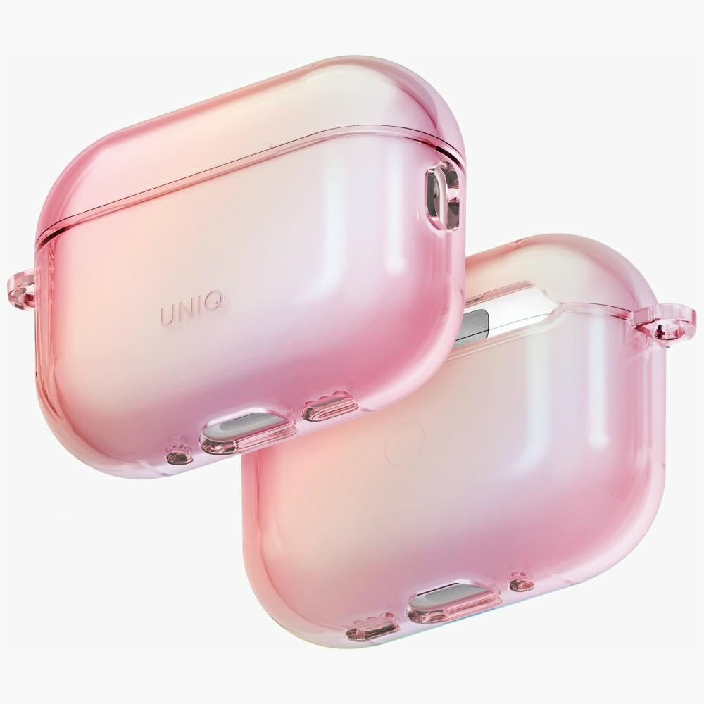Uniq Iridescia Hang Case for AirPods Pro 3 - Transparent Pink Main image