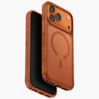 Uniq VEREN MagClick dėklas iPhone 17 Pro – Sunset Ember
