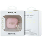Guess silikoninis dėklas AirPods 4 – rožinis -- AirPods 4
