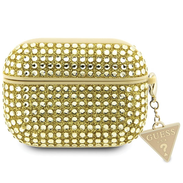 Guess Rhinestone Triangle Case for AirPods Pro 2 (2022/2023) - Gold Main image
