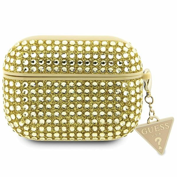 Guess Rhinestone Triangle AirPods Pro Case - Gold Main image