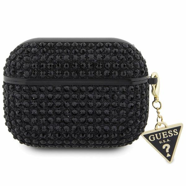 Guess Rhinestone Triangle AirPods Pro Case - Black Main image