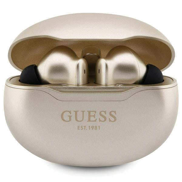 Ausinės Guess Classic EST Bluetooth TWS belaidės - auksinės -- Headphones