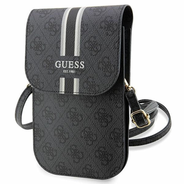Guess 4G Stripe rankinė telefonui – juoda -- Cell phone cases and covers