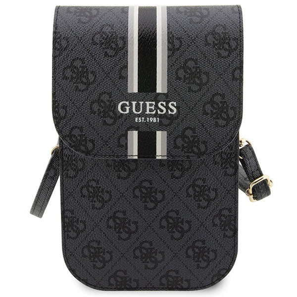Guess 4G Stripe rankinė telefonui – juoda -- Cell phone cases and covers