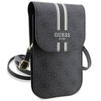 Guess 4G Stripe rankinė telefonui – juoda -- Cell phone cases and covers