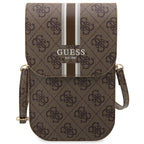 Guess 4G Stripe rankinė telefonui – ruda -- Cell phone cases and covers