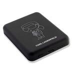 Karl Lagerfeld Ikonik MagSafe 5W 3000mAh indukcinė išorinė baterija - juoda