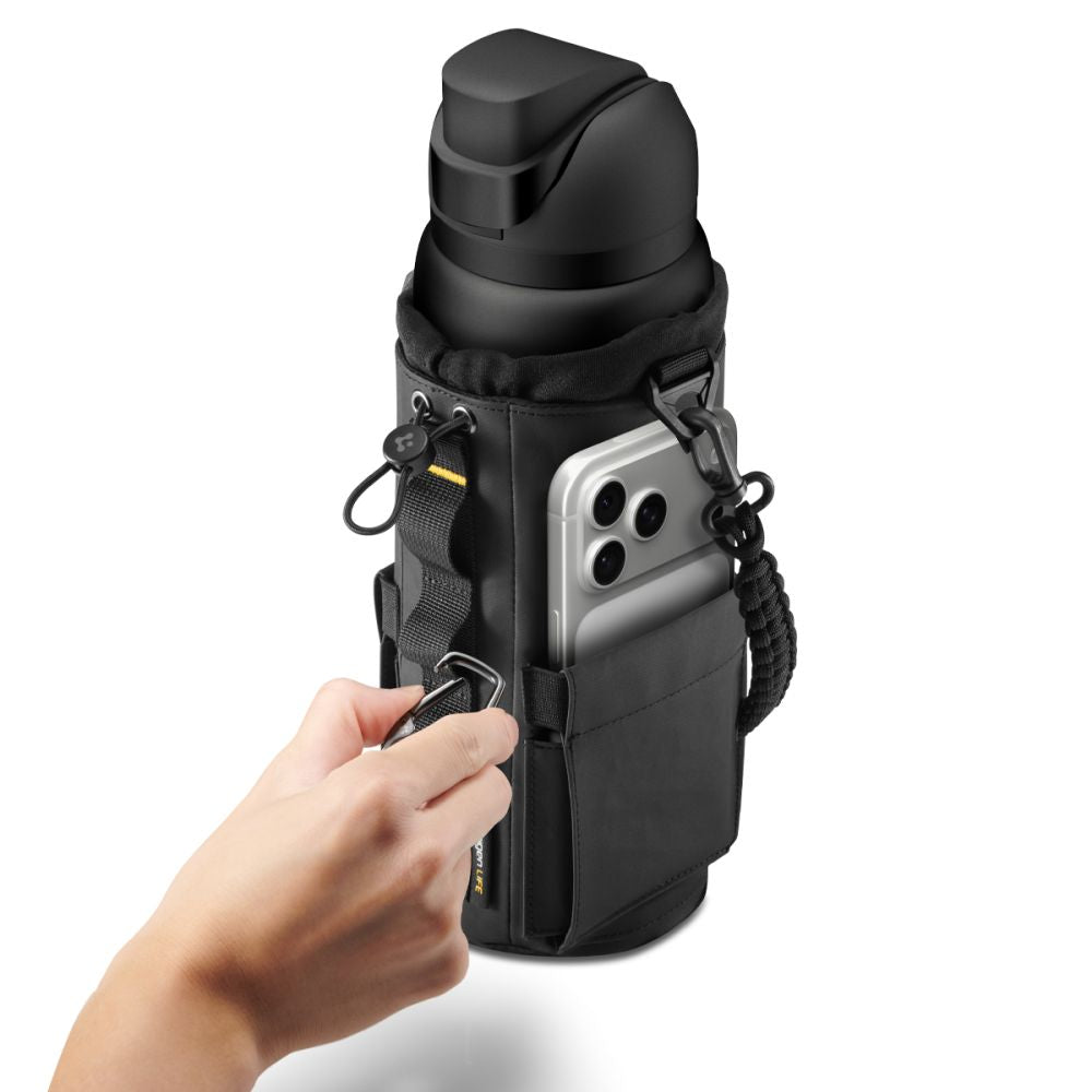 Spigen puodelio laikiklio krepšys magnetinis vandeniui, telefonui, raktams - Juodas -- Bicycle Bags