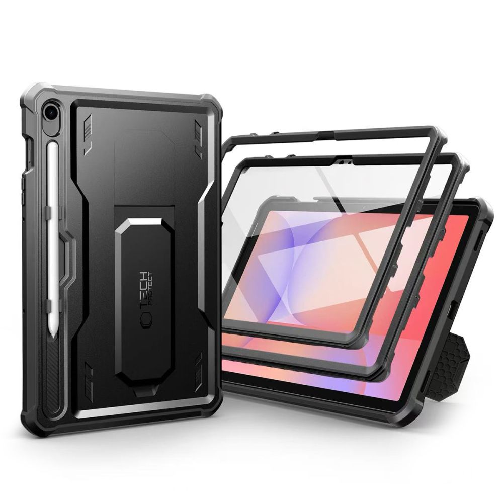 Tech-Protect Kevlar Pro Dėklas Samsung Galaxy Tab S9 - Juodas -- Samsung Galaxy Tab S9