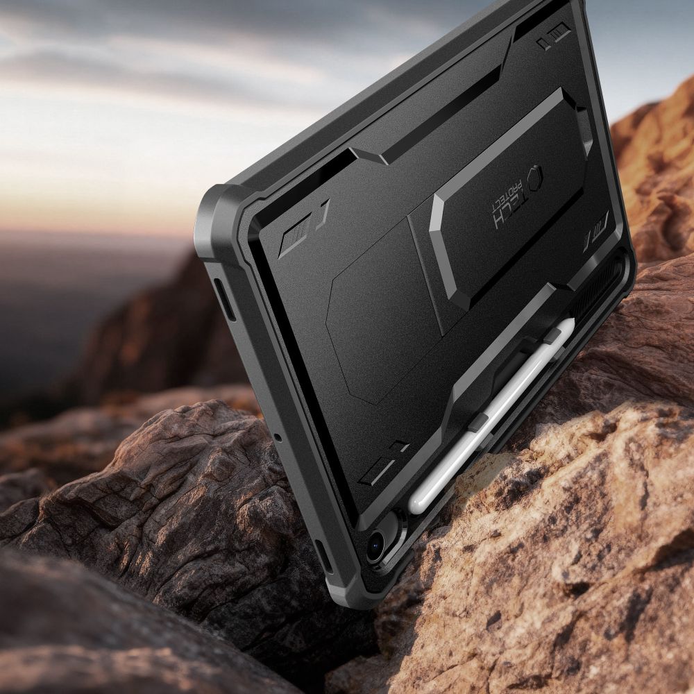 Tech-Protect Kevlar Pro Dėklas Samsung Galaxy Tab S9 - Juodas -- Samsung Galaxy Tab S9