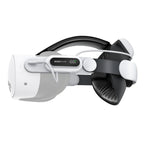 BoboVR E3 Pro galvos dirželis su baterija Meta Quest 3 ir 3S - balta ir juoda -- Meta Quest 3 / Meta Quest 3S