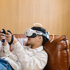 BoboVR E3 Pro galvos dirželis su baterija Meta Quest 3 ir 3S - balta ir juoda -- Meta Quest 3 / Meta Quest 3S