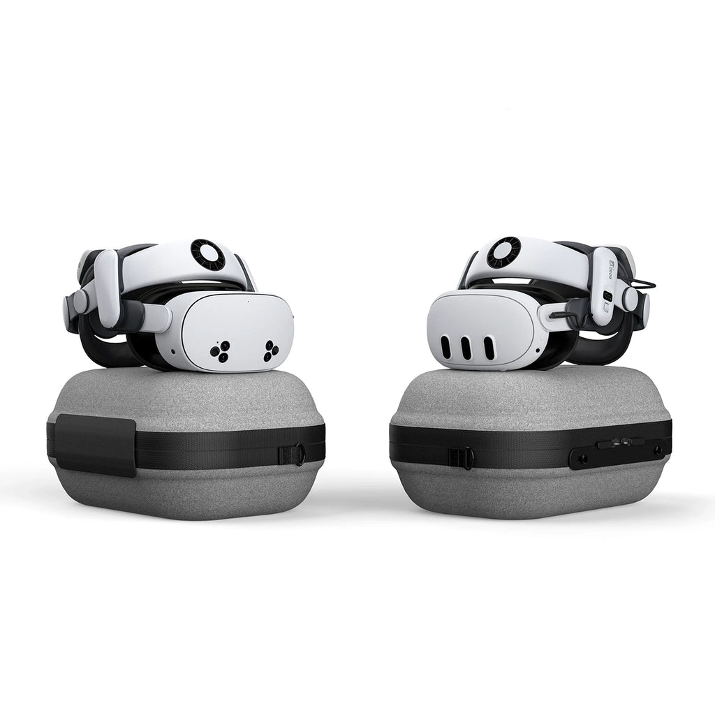 BoboVR C3 nešiojimo dėklas Meta Quest 3 ir 3S - pilkas -- Meta Quest 3 / Meta Quest 3S