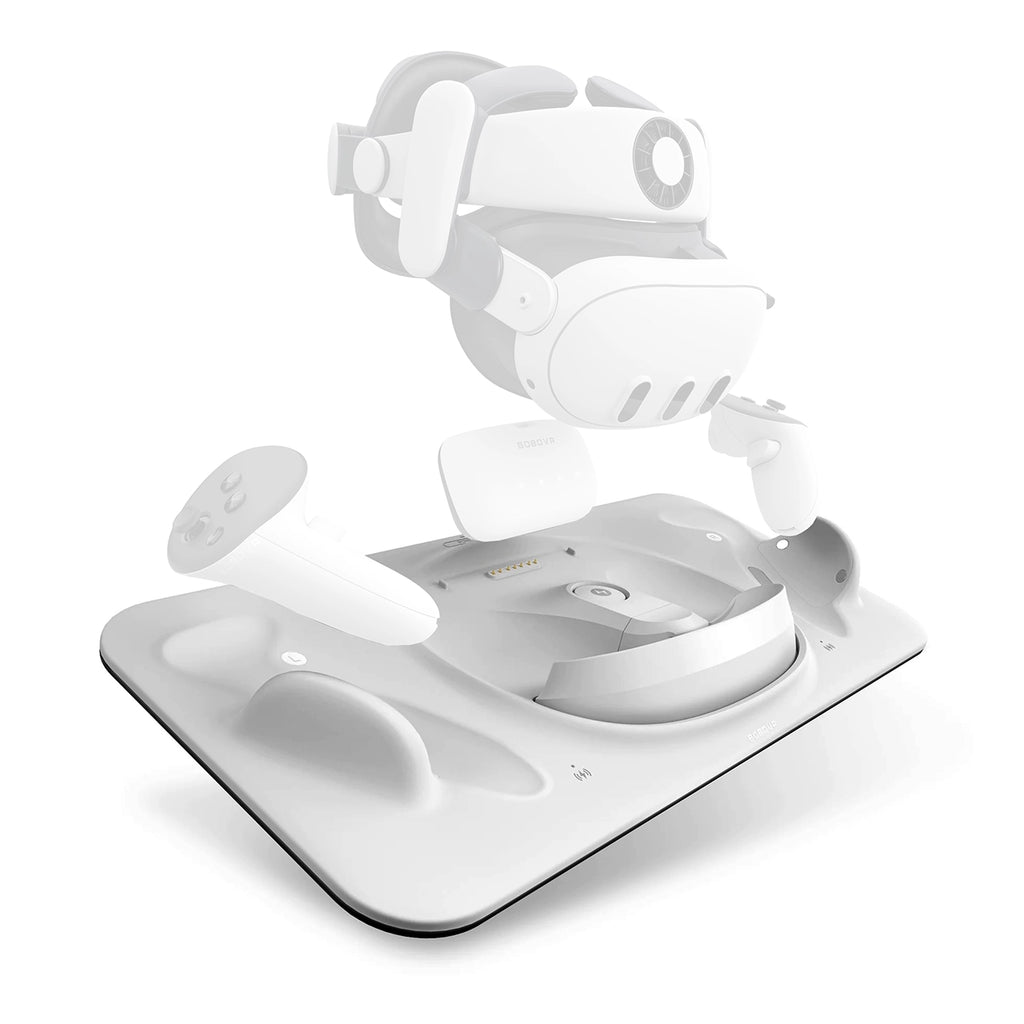 BoboVR D3 pakrovimo stotis Meta Quest 3 - Balta -- Gaming Accessories