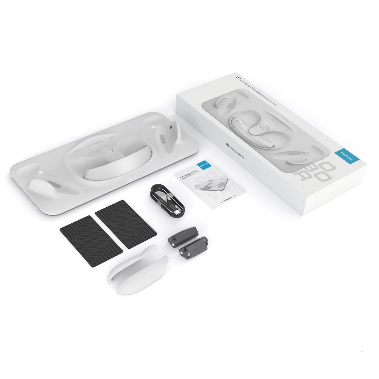 BoboVR D3 pakrovimo stotis Meta Quest 3 - Balta -- Gaming Accessories