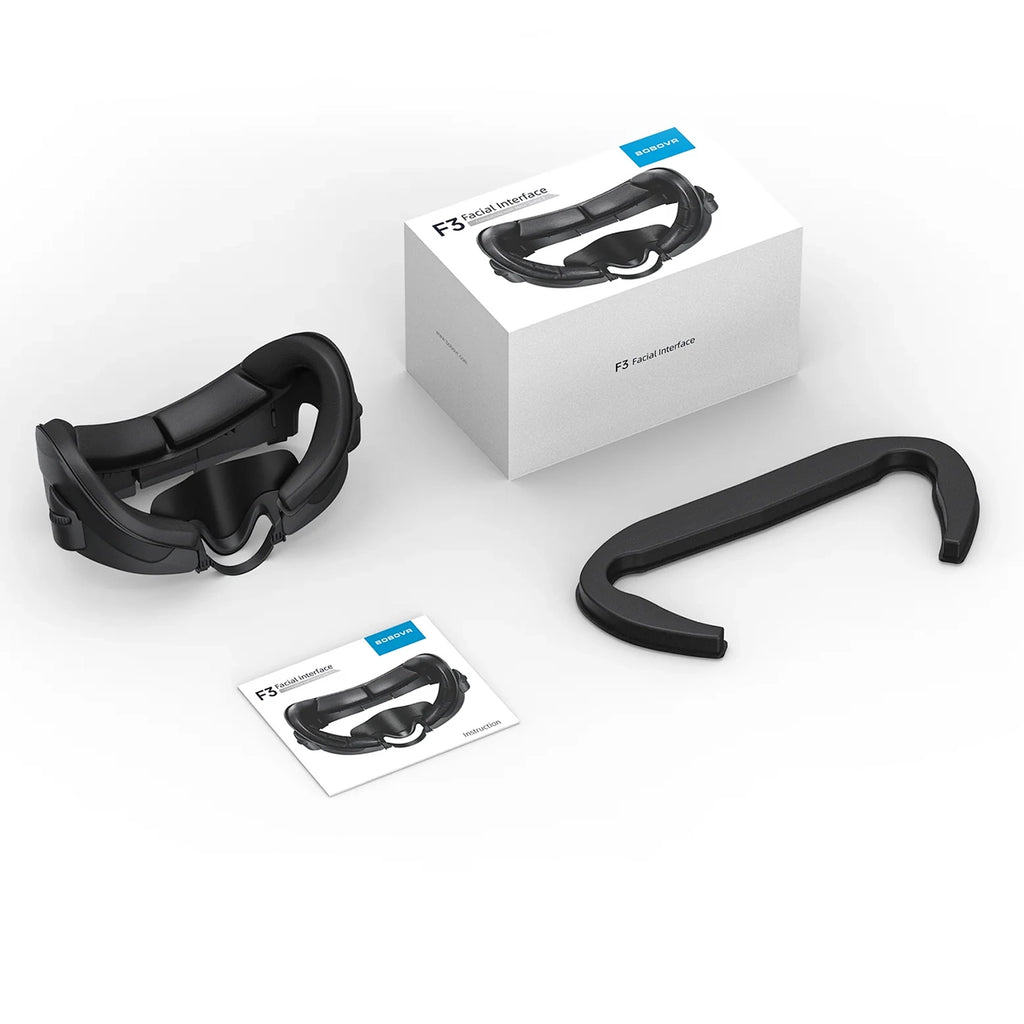 BoboVR F3 veido sąsaja skirta Meta Quest 3 - Juoda -- Gaming Accessories