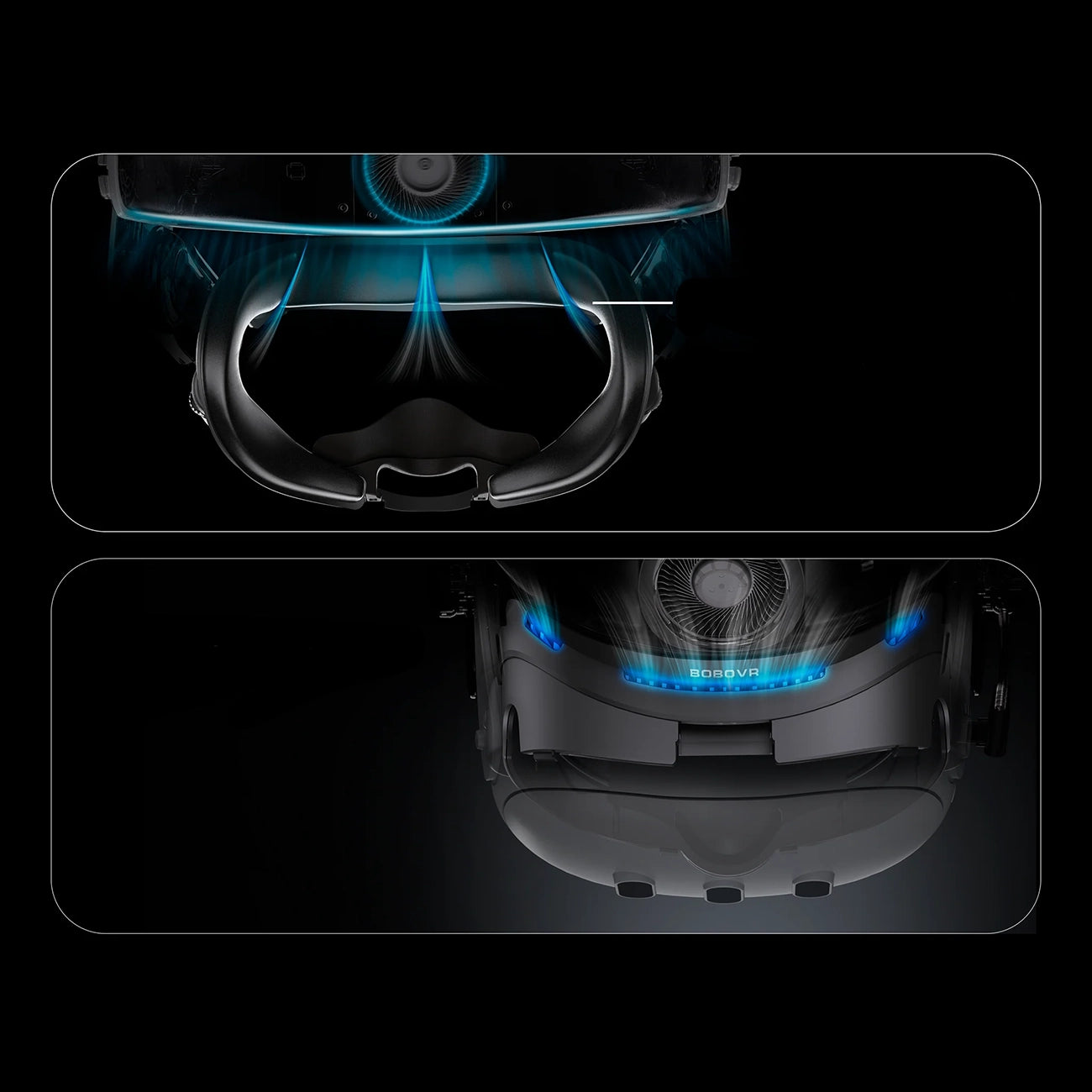 BoboVR F3 veido sąsaja skirta Meta Quest 3 - Juoda -- Gaming Accessories