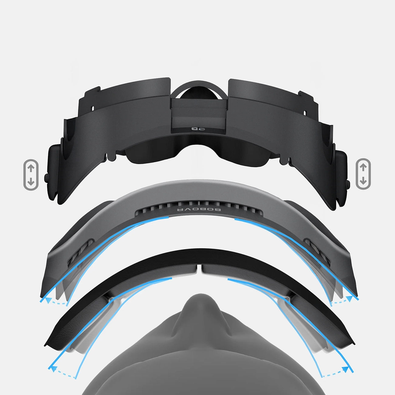 BoboVR F3 veido sąsaja skirta Meta Quest 3 - Juoda -- Gaming Accessories