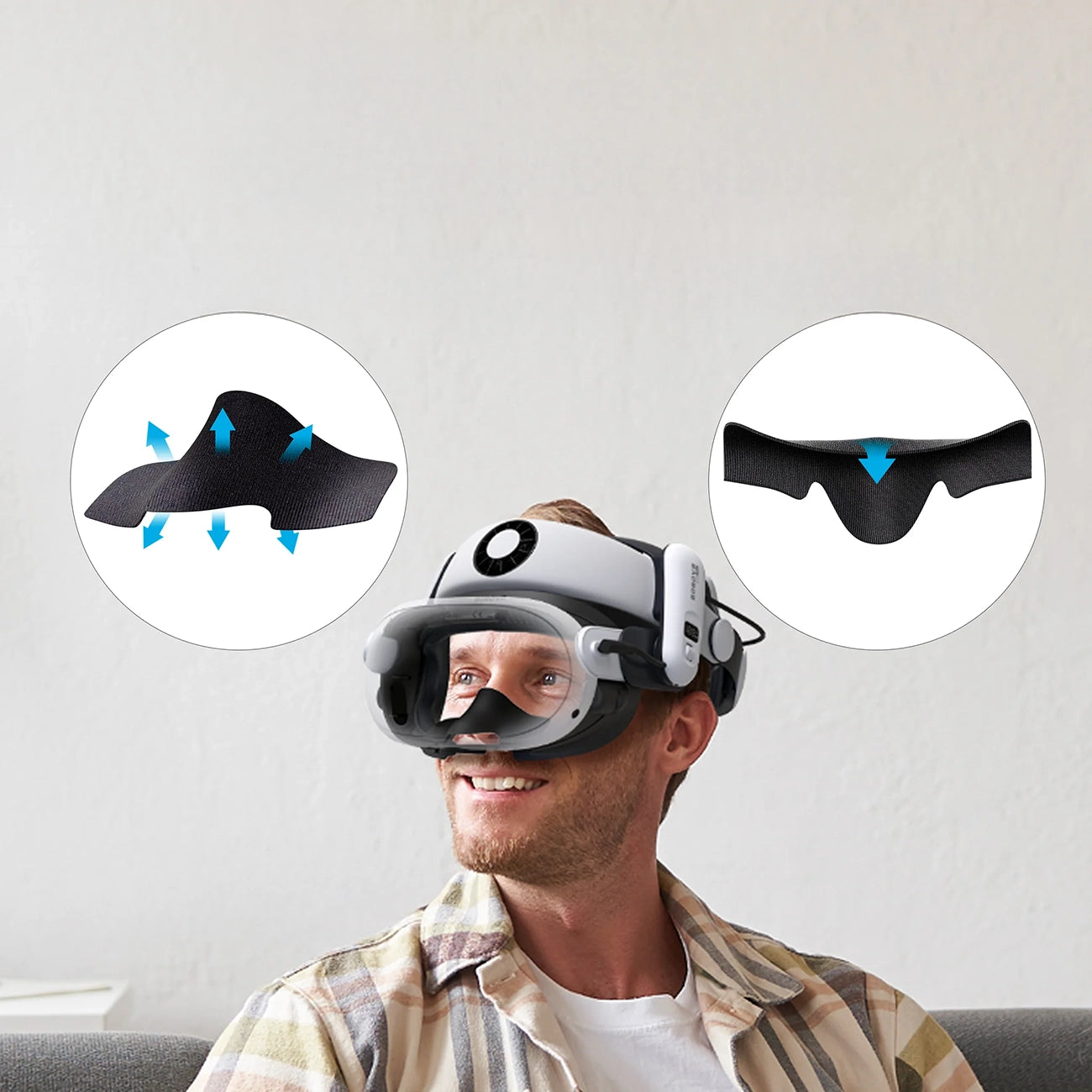 BoboVR F3 veido sąsaja skirta Meta Quest 3 - Juoda -- Gaming Accessories