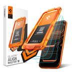 Spigen Glas.tR AlignMaster Slim 3-Pack grūdintas stiklas, skirtas iPhone 17 Pro -- Cell phone tempered glass