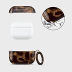 Tech-Protect Lamano dėklas, skirtas AirPods Pro 1 / 2 - black and brown -- AirPods AirPods Pro 1 / AirPods 2