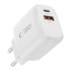 Tech-Protect sieninis įkroviklis NCA45W-GAN 2-Port USB-C / USB-A 45W - baltas -- Cell phone chargers