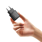 Tech-Protect sieninis įkroviklis NCA45W-GAN 2-Port USB-C / USB-A 45W - juodas -- Cell phone chargers