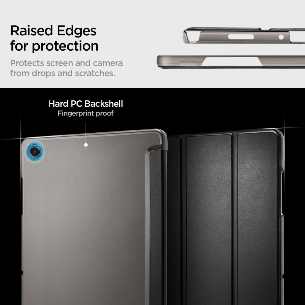 „Spigen Smart Fold“ dėklas, skirtas „Samsung“ Galaxy Tab A9+ / A11+ - Black