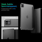 Spigen Liquid Air Folio dėklas, skirtas iPad Pro 11" (2024) iPad Pro 11" (2025) - juodas